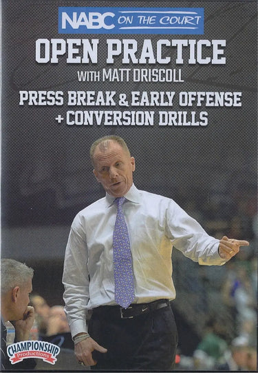 Press Break & Early Offense, & Conversion Drills by Matt Driscoll Instructional Basketball Coaching Video